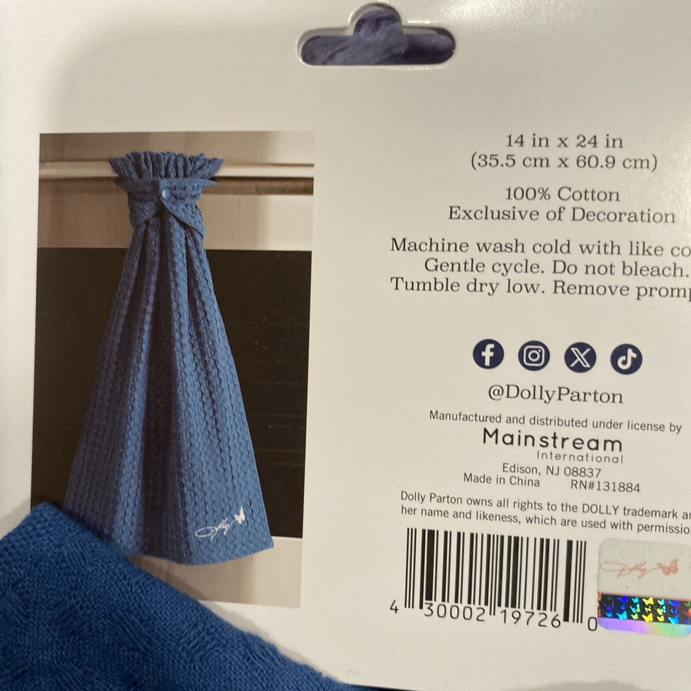 Dolly Parton Fridge Towel & Dishcloths‎ Set Summer Collection Limited Edition - Picture 7 of 7